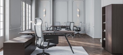 Renew your executive workspaces using the ARQUS collection with a modern luxury feel